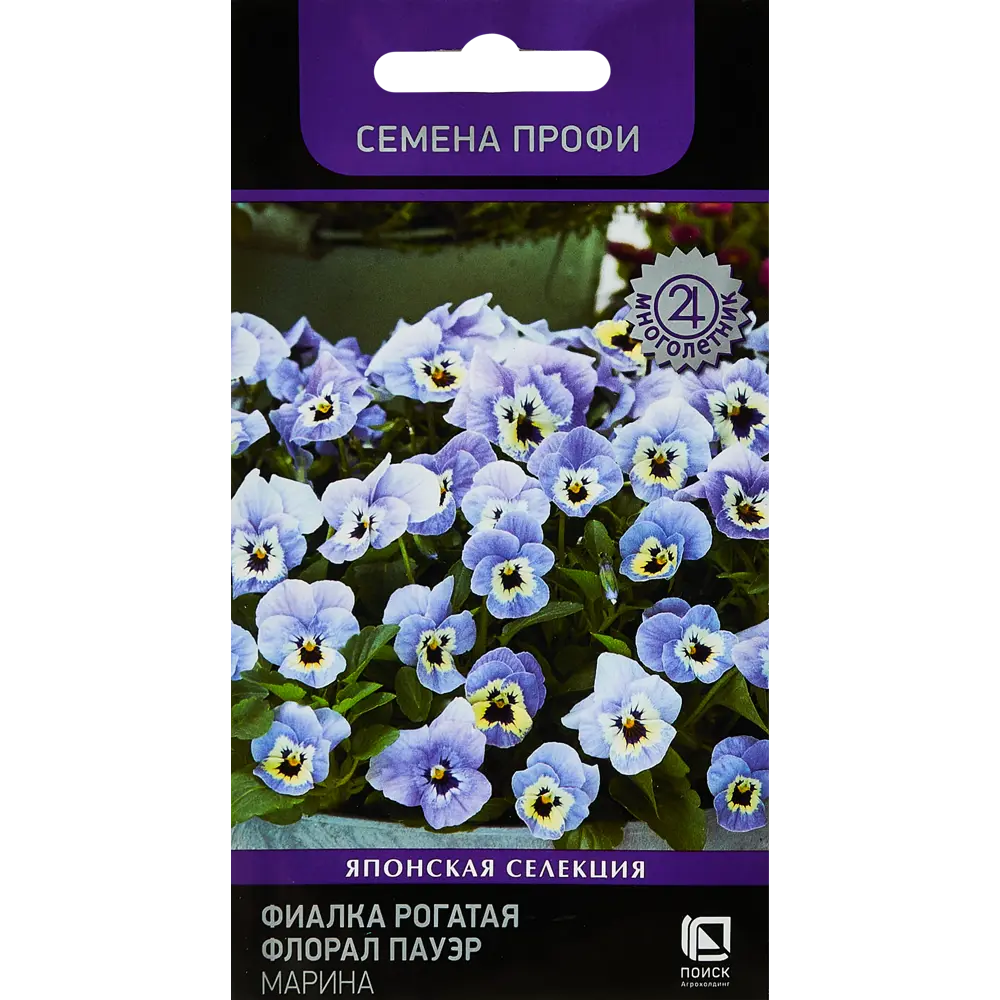 Santreyd Фиалка рогатая Флорал Пауэр Марина - небесно-голубой цветущий шар 89346644 STLM-0954832