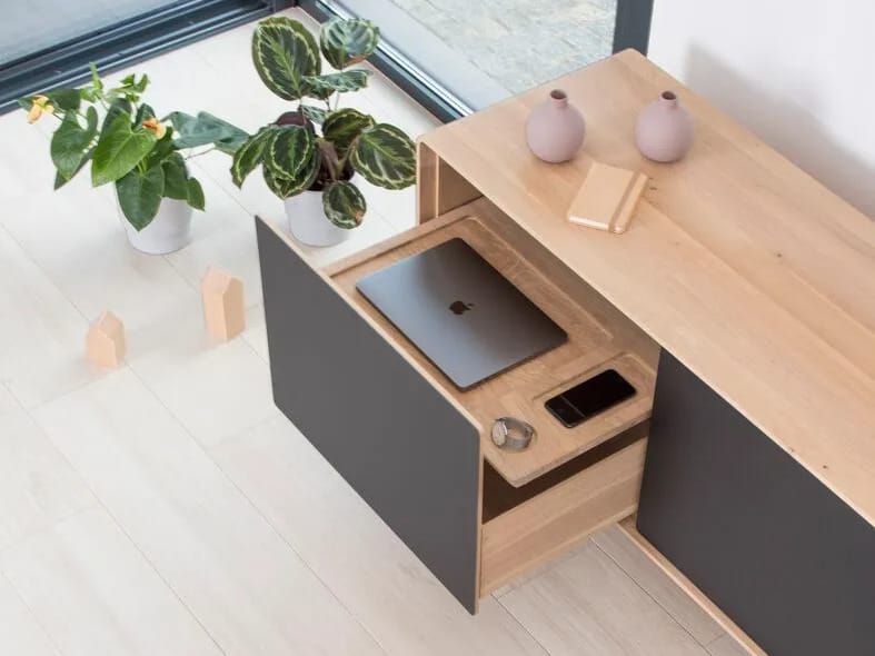 ТВ шкаф / шкаф из дуба Gazzda ARCH-00022420 - Вид №3