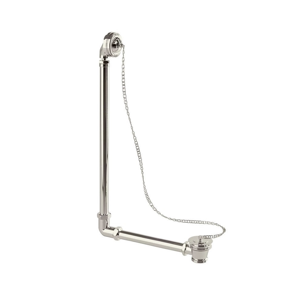 Универсальный слив-перелив с пробкой и цепочкой, НИКЕЛЬ Arcade Burlington ARCW4 NKL - Вид №1