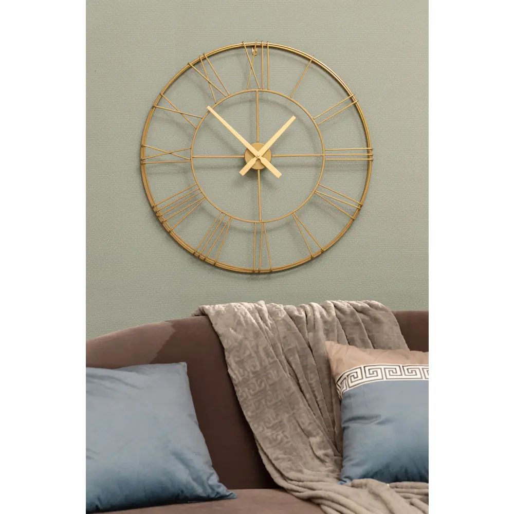 Настенные часы Atmosphera ø70 см золотые 166977B STLM-2063167 - Вид №5