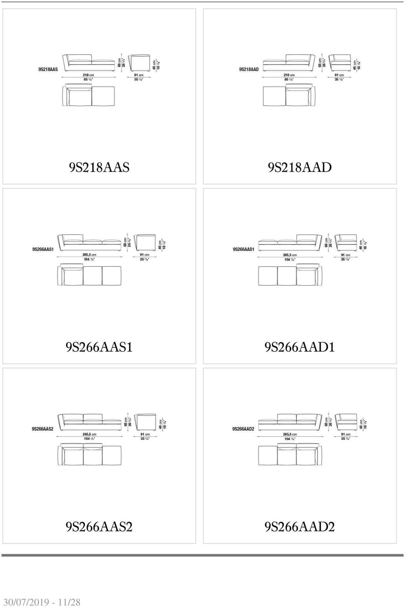 Maxalto Модульный тканевый диван с шезлонгом Solatium sun-id-1479911 - Вид №12