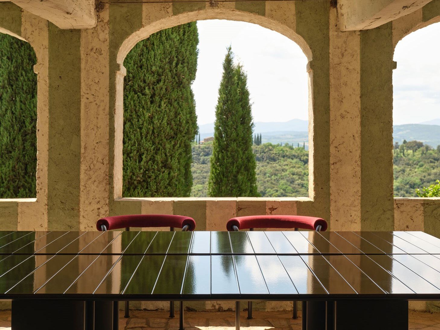 Прямоугольный садовый стол из лавового камня FAST Naca ARCH-00138730 - Вид №2