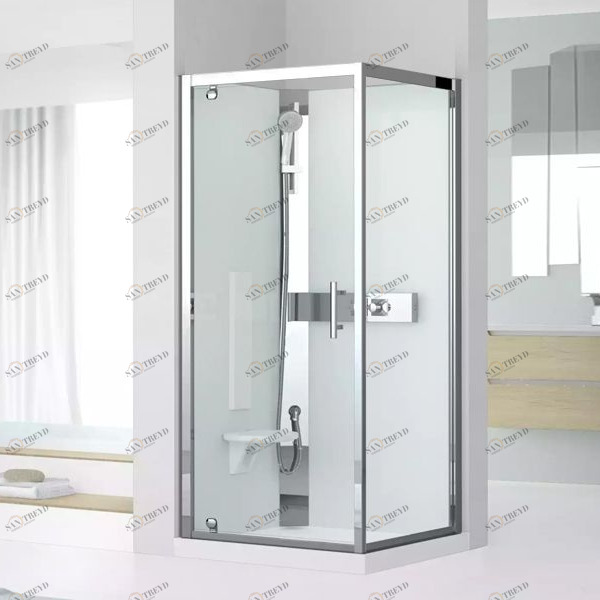 Novellini. Душевая кабина термостатическая 90x90 GF90 STANDARD с низким душевым поддоном GLAX 3 GL3GF90T1K