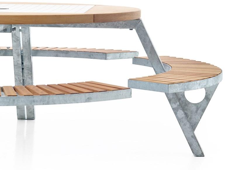 Extremis Стол для пикника со встроенными скамейками sun-id-1440690 - Вид №2