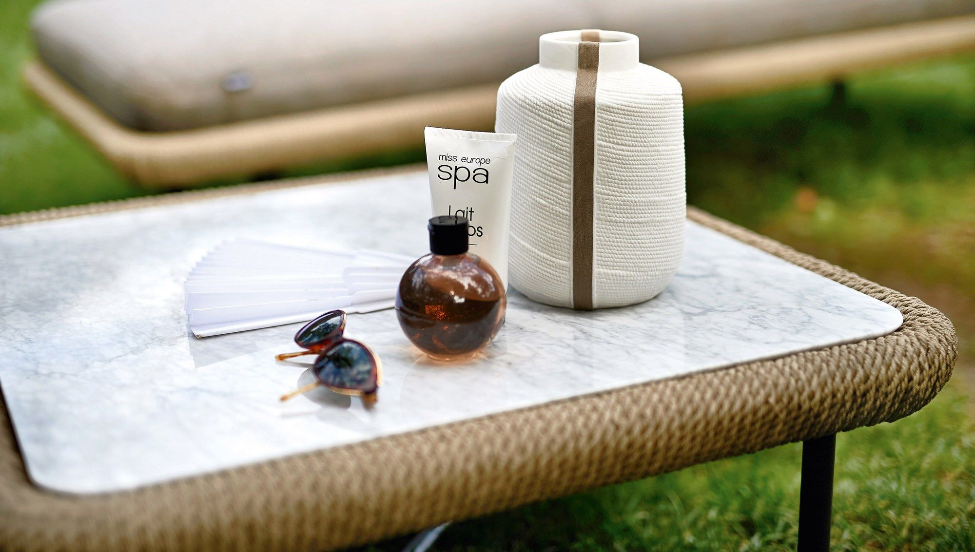 Квадратный журнальный столик с мраморной столешницей Varaschin Вавилон ARCH-00119278 - Вид №2