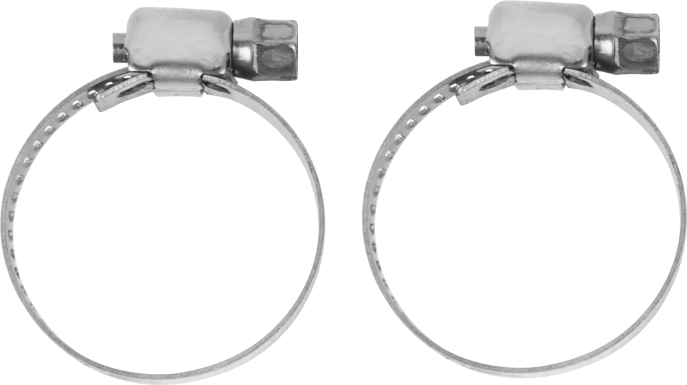 Хомуты стальные BOUTTE для шлангов 8-19 мм, набор 2 шт 10730226