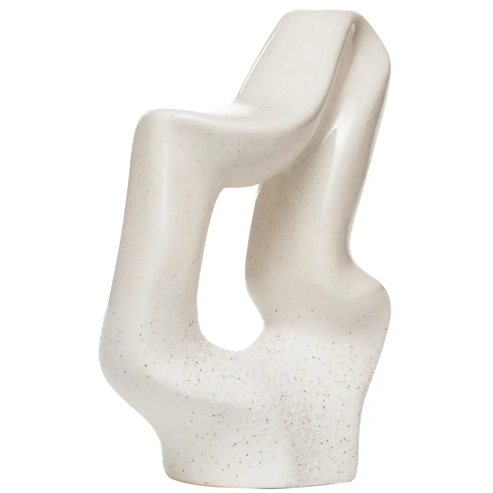 Статуэтка Абстракция керамика белый 14.5 см Santreyd STLM-2173888