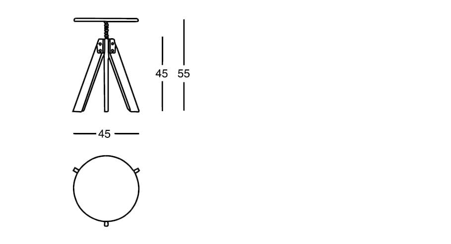 Регулируемая высота поворотный стул In Stock Zanotta ARCH-00005233 - Вид №4