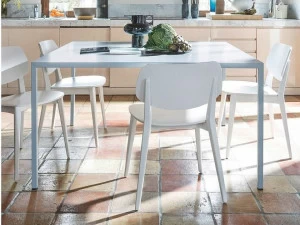 Novamobili Квадратный металлический стол Details