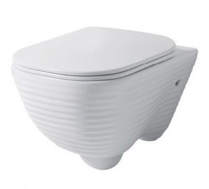 LO005RIM56 Подвесной унитаз настенный Серый Disegno Ceramica Loom Италия