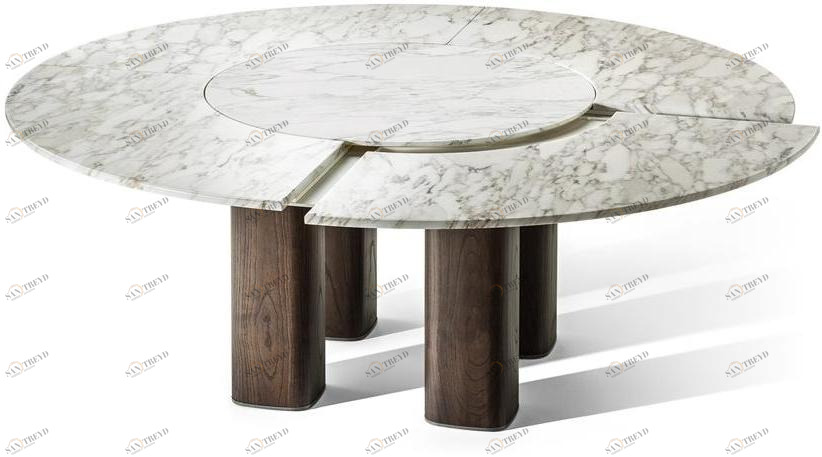Poltrona Frau Круглый мраморный стол La collezione - tavoli e sedie sun-id-1393212