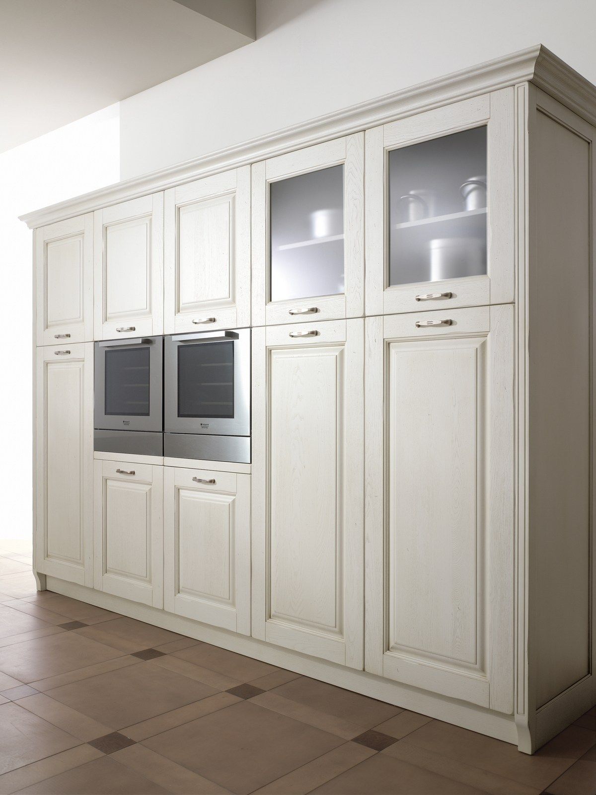 Встроенная кухня из ясеня с полуостровом Floritelli Cucine ARCH-00115946 - Вид №6