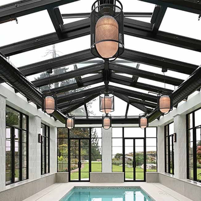 Открытый подвесной светильник / алюминиевый подвесной светильник PARACHILNA Denglong ARCH-00125628 - Вид №9