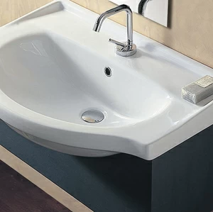 30082 Полувстраиваемая раковина консольная 50 см белая Althea Ceramica Contract Forma