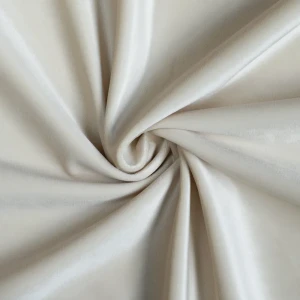 Ткань 1 м/п бархат 300 см цвет теплый молочный