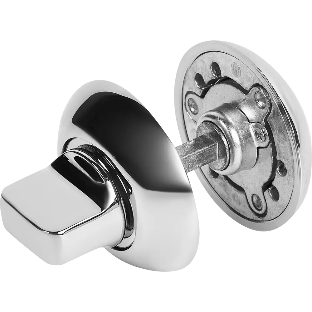 Фиксатор с замком Armex Megapolis WC-K-0803-CR, ЦАМ, цвет хром STLM-2114548 - Вид №3