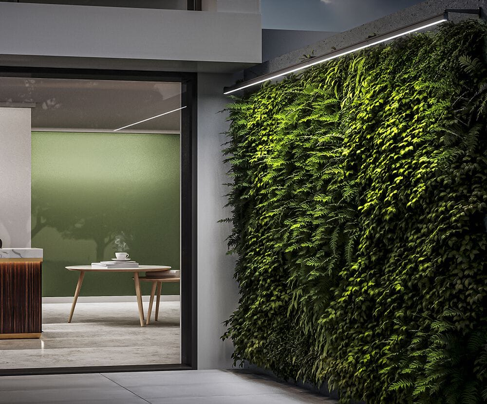 Алюминиевый и стеклянный линейный профиль освещения с системой RGB iGuzzini Linealuce ARCH-00089019 - Вид №4