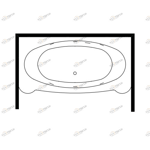 Фронтальная панель для установки в нишу венге Santreyd RD-WO-F
