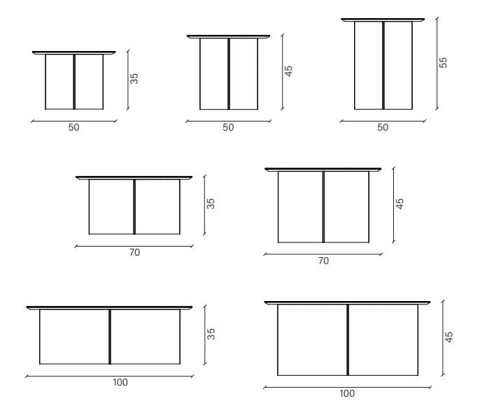 Круглый стеклянный журнальный столик с мраморным эффектом Devina Nais TETRIS ARCH-00088410 - Вид №2