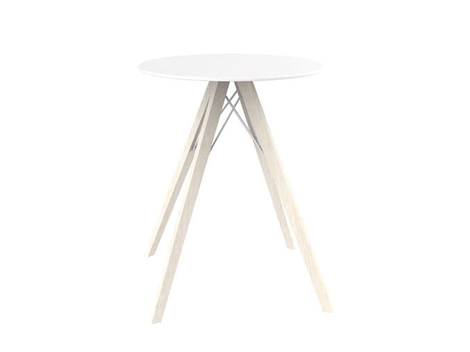 Круглый обеденный стол HPL Vondom Faz Wood ARCH-00054737