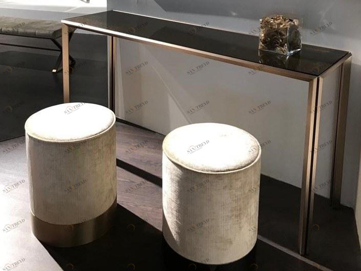 F.lli Orsenigo Прямоугольная консоль из стали и стекла Grandangolo sun-id-1515010