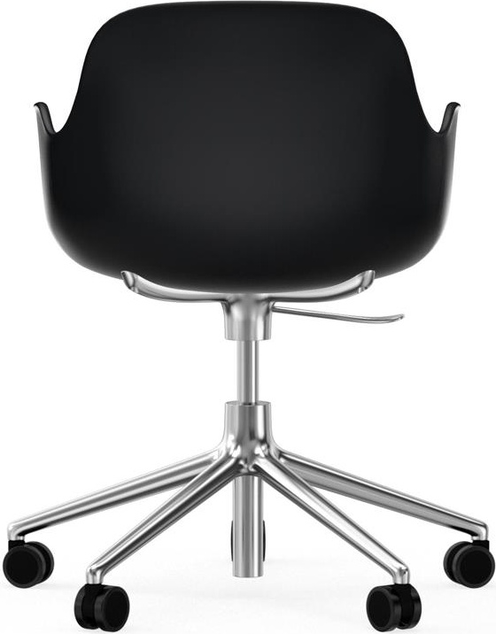 606142 Кресло Swivel 5W Gaslift Alu Black Normann Copenhagen Form - Вид №3