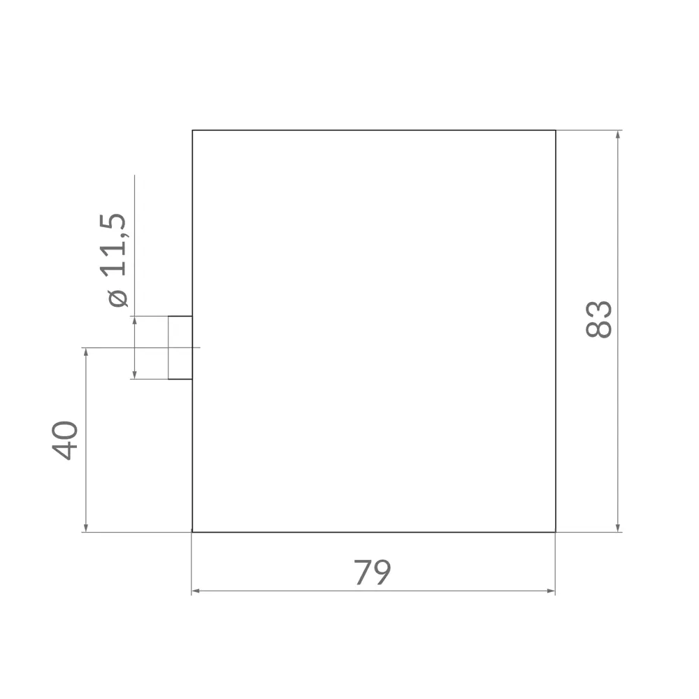Замок гаражный навесной с ключом Punto 85x80 мм сталь STLM-2125642 - Вид №2