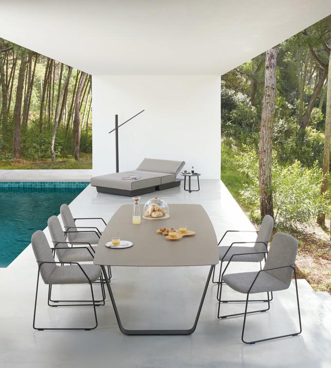 MNST1055 Обеденный стол pwi flint f13 264см x 113,5см Manutti Air - Вид №11