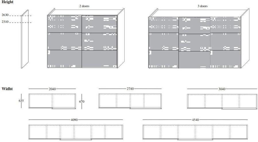 EmmeBi Деревянный шкаф с раздвижными дверьми Orizzonte sun-id-1516036 - Вид №2