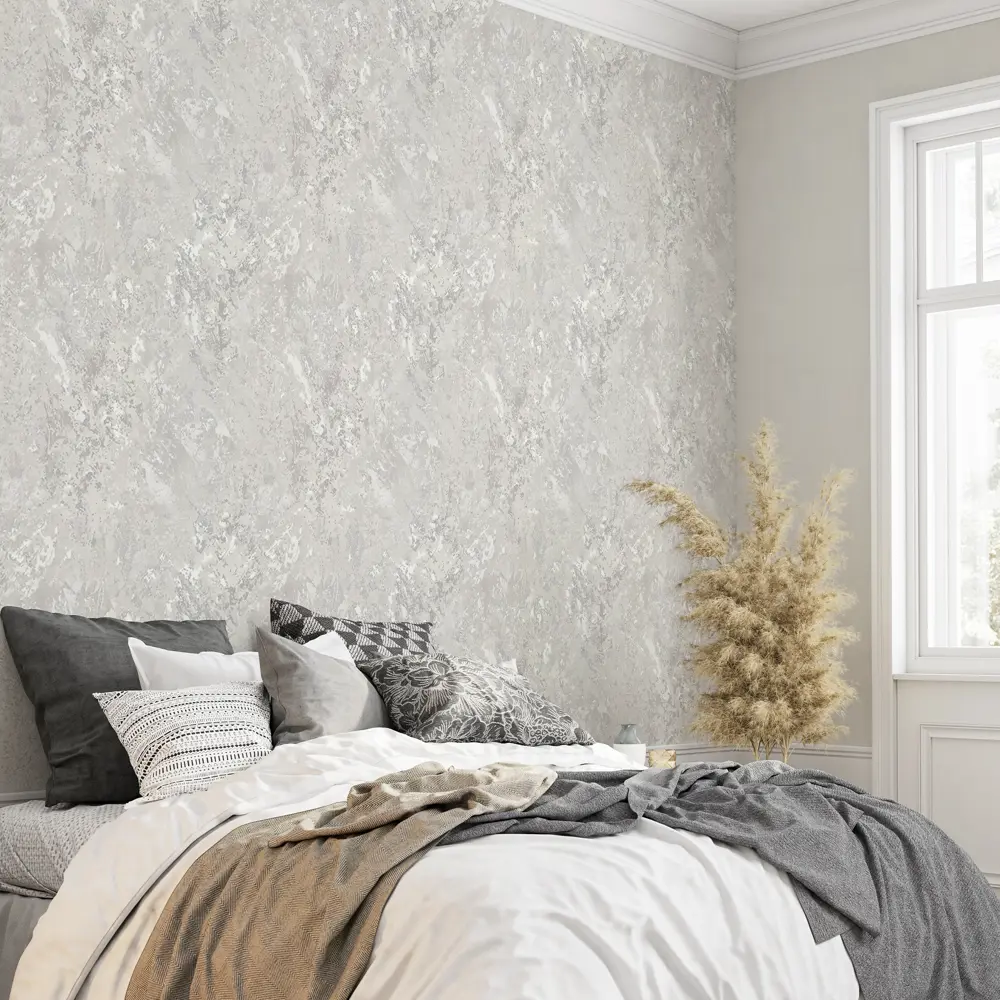 Обои флизелиновые Inspire Flow серые 1.06 м Granit 5 STLM-2015772 - Вид №3