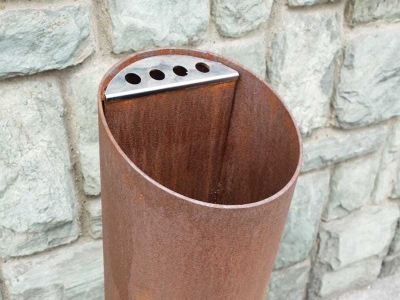 Tubo / ZZ Concept Урна для мусора из нержавеющей стали для улицы Tubo sun-id-1478459 - Вид №1