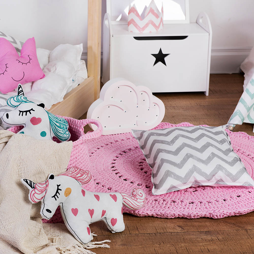 Игрушка-подушка Unicorn 45 х 25 см бирюзовая VAMVIGVAM  281516 Бежевый;голубой;розовый;серый Santreyd  - Вид №7