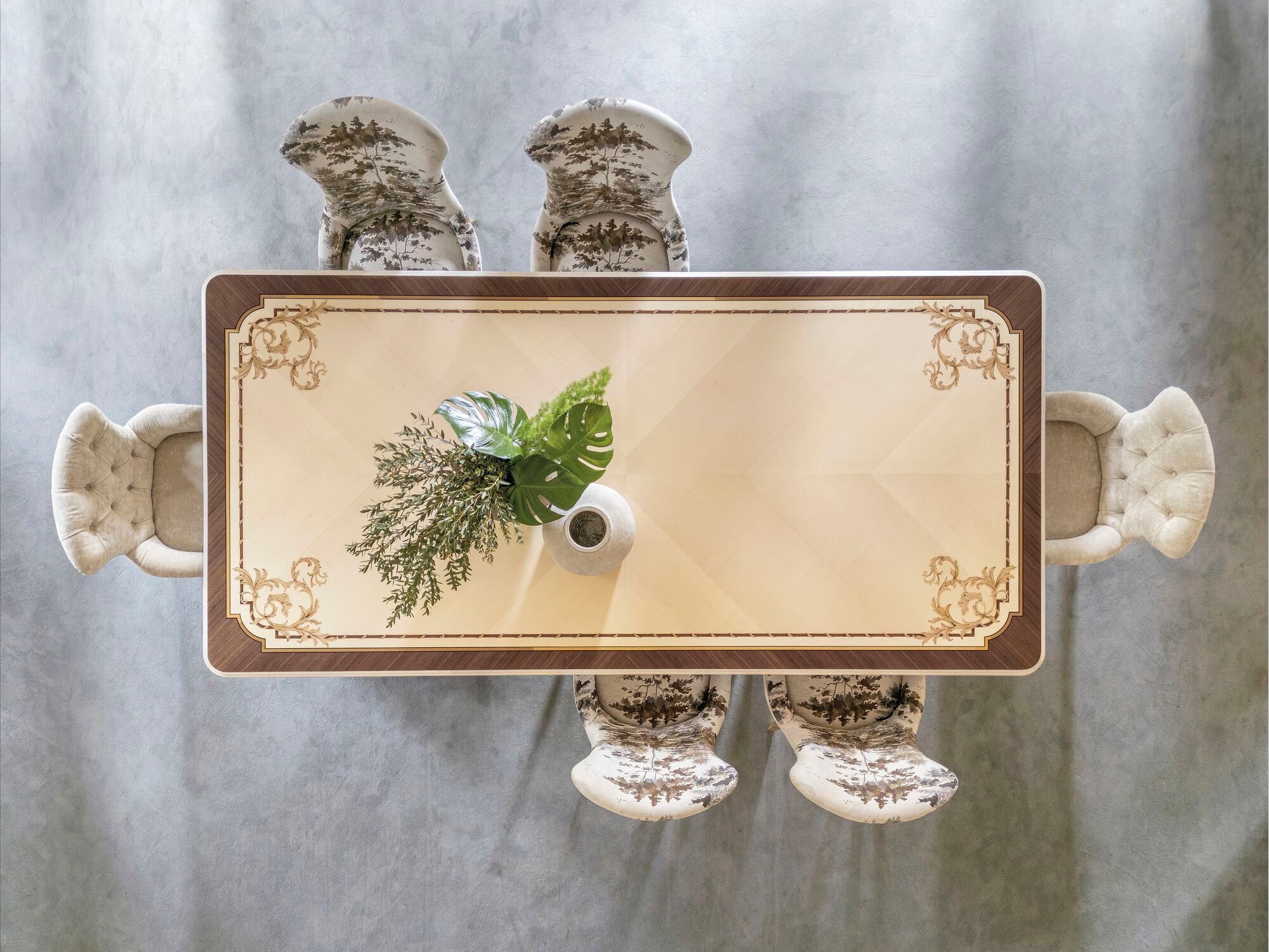 Тканевый стул с подлокотниками Bellotti Ezio Charming ARCH-00046140 - Вид №7