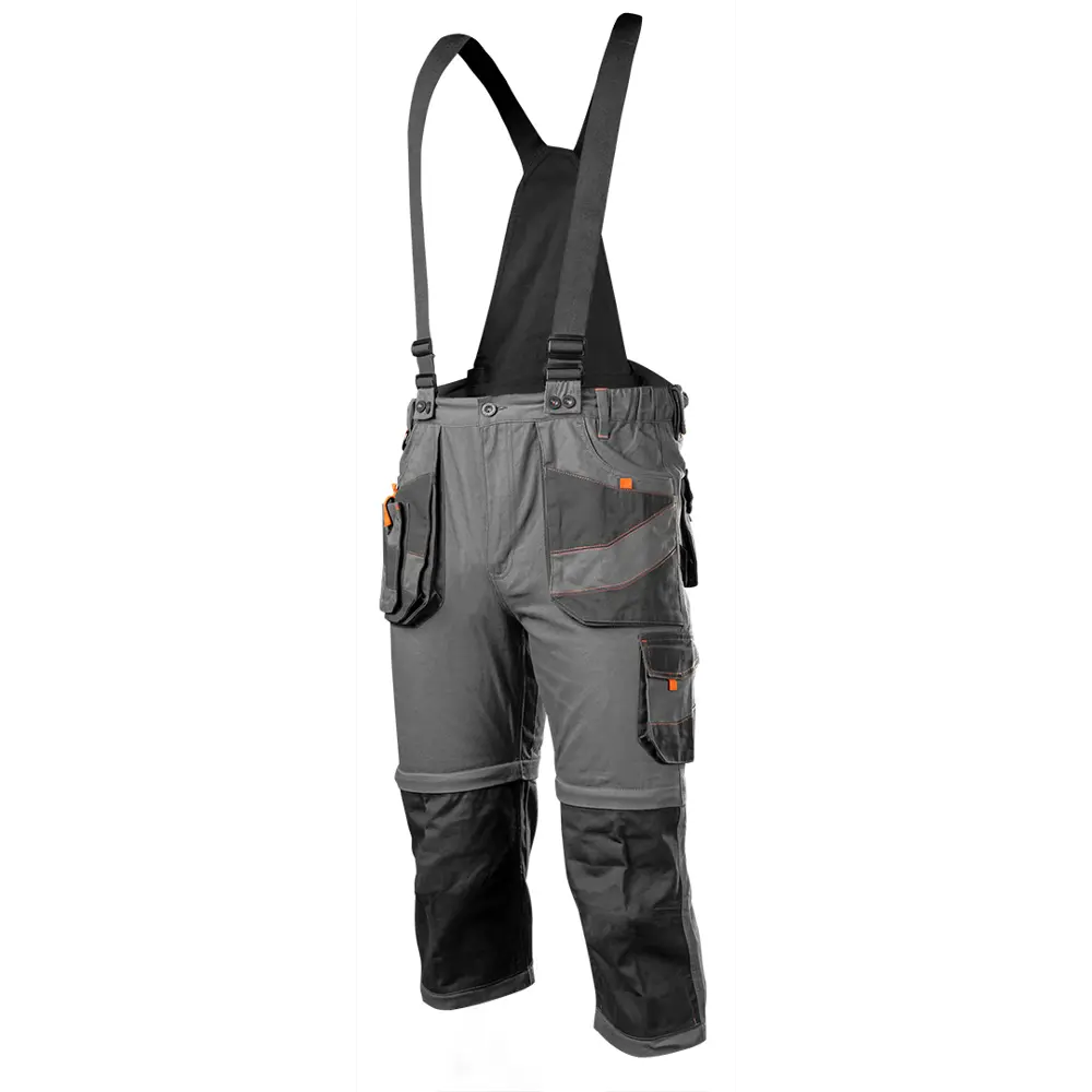 Полукомбинезон рабочий Neo Tools хлопок 100% серый размер XXL рост 187-190 NEO Tools Slim STLM-2113428 - Вид №2