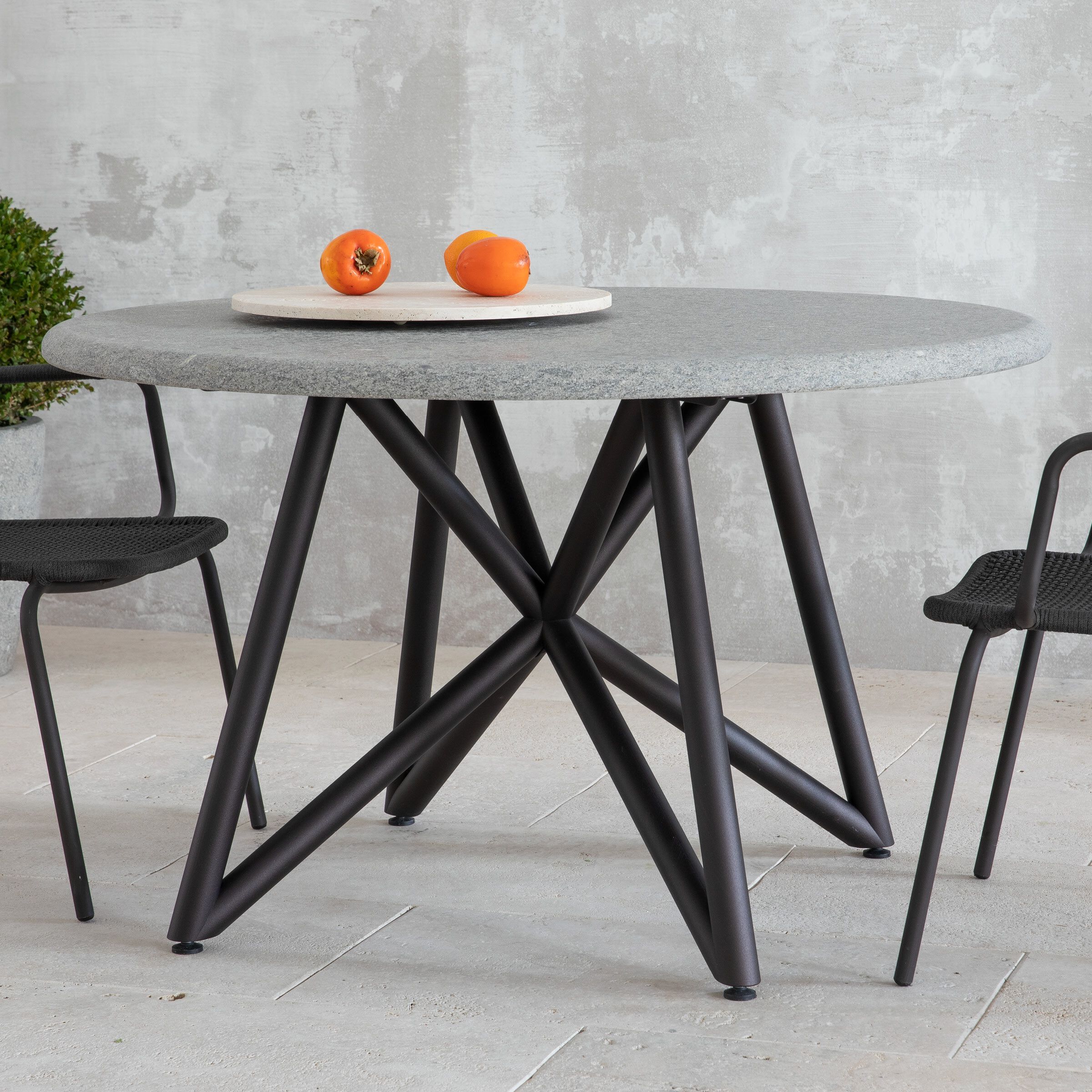 Круглый стол для сада в пеперино VELTHA® Uni ARCH-00066981 - Вид №2