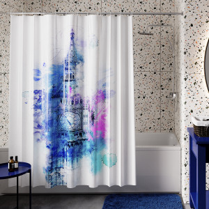 SC-81103 Lossa Шторка для ванной WasserKRAFT