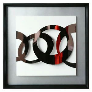 Панно-картина на стену TEMPER GOLD EVENHOME  192755 Белый;красный;черный;разноцветный