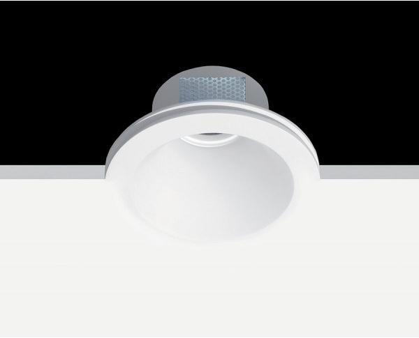 GESSO Встраиваемый в потолок держатель точечного светильника из гипса  806ch  - Вид №1