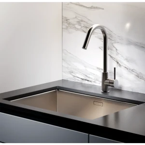 Кухонный смеситель ESKO Modena с поворотным изливом в цвете графит 89374313