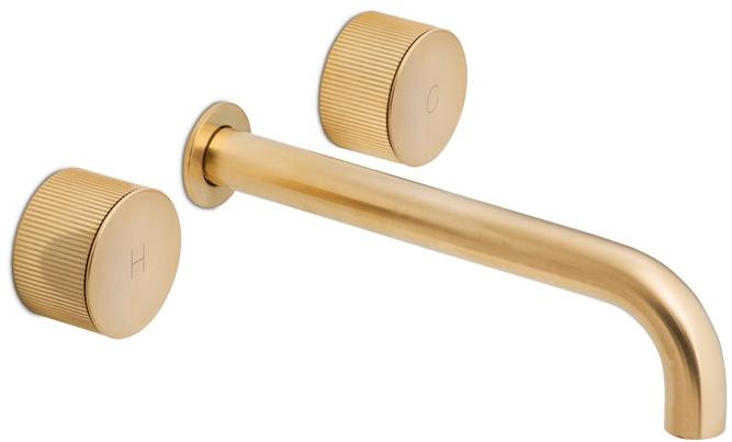 RUBINETTERIE STELLA Смеситель для умывальника настенный на 3 отверстия Sirius sun-id-1349582 - Вид №1