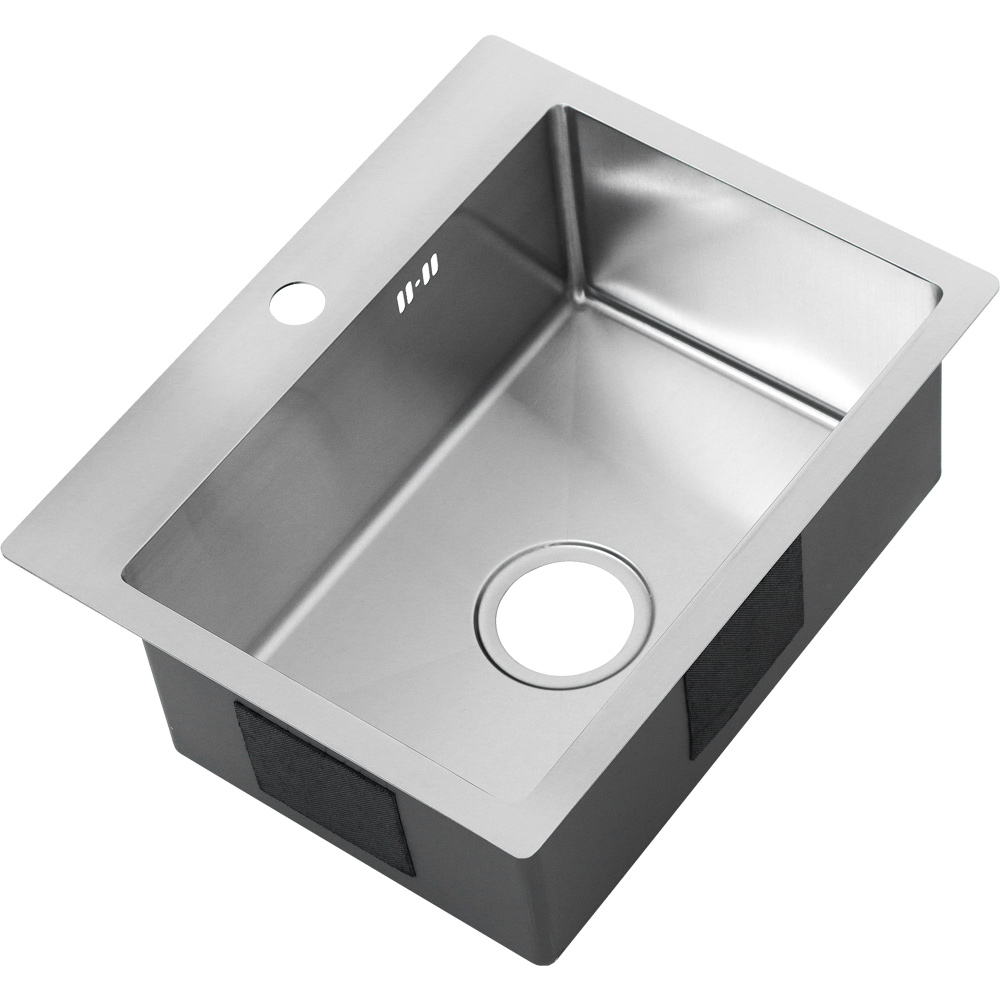 Мойка R5040H MELANA ProfLine 3,0/200 САТИН врезная прямоугольная MLN-R5040H - Вид №5