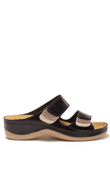 62384 Сандалии "Leon" женские черные LEON  Врач  размер 40  - Вид №3