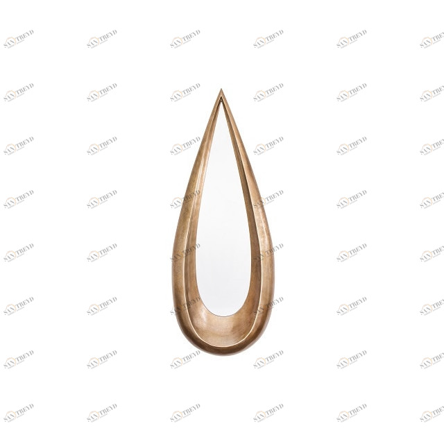 Зеркало-капля в бронзовой раме Taral PUSHA ДИЗАЙНЕРСКИЕ 062567 Бронза 