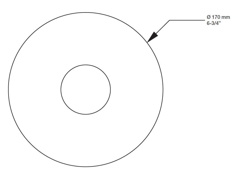 Однорычажный однорычажный смеситель для душа с пластиной BARIL Eva B71 ARCH-00078106 - Вид №2