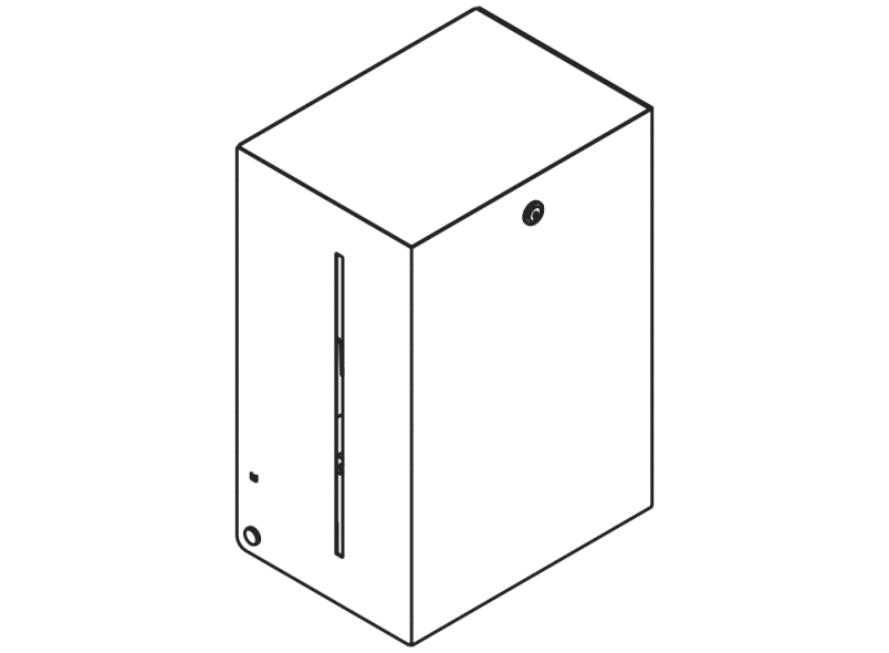 900.06.010XA Диспенсер для бумажных рулонов, электронный HEWI System 900 - Вид №2