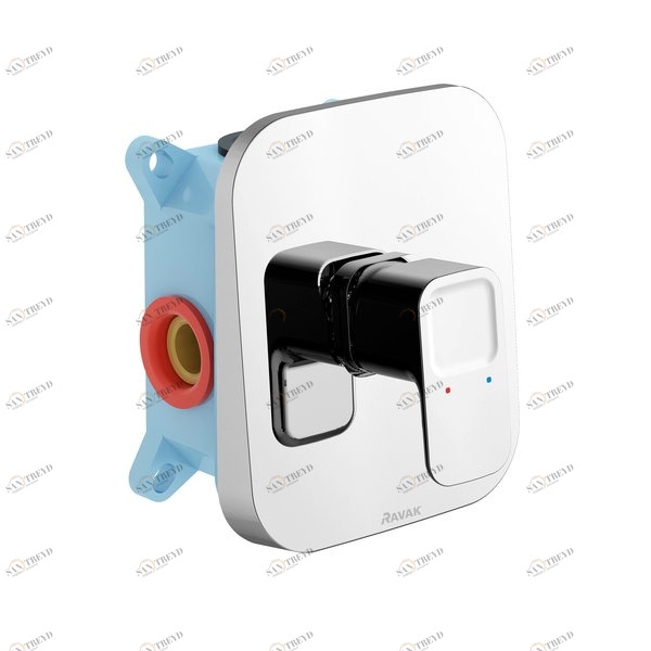 Смеситель встроенный для душа без переключателя для R-box TD 066.00 Ravak X070071