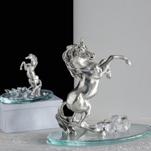 DC2614 CTF, лошадь гигантская, 40х20х47 см, цвет серебро