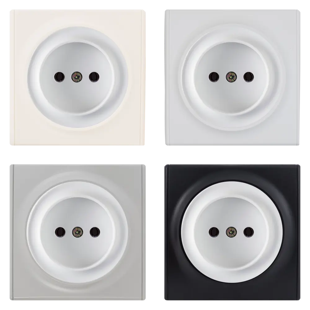 Розетка OneKeyElectro Florence без заземления для классических интерьеров 82126960 STLM-0019846 - Вид №1