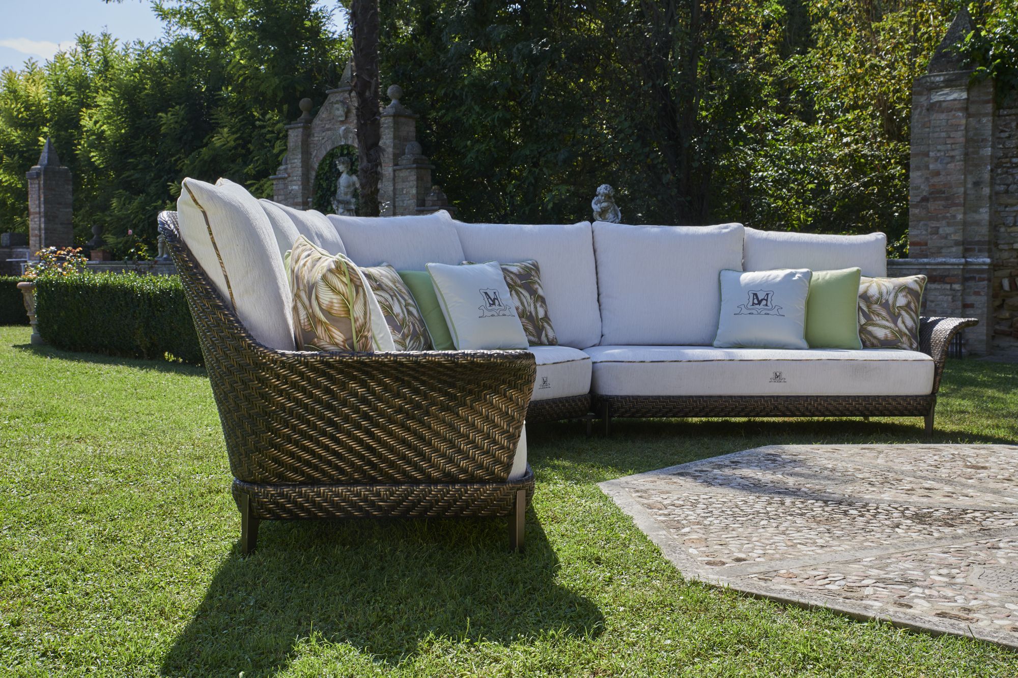 5-местный угловой садовый диван Samuele Mazza Outdoor Аралия ARCH-00110931 - Вид №5