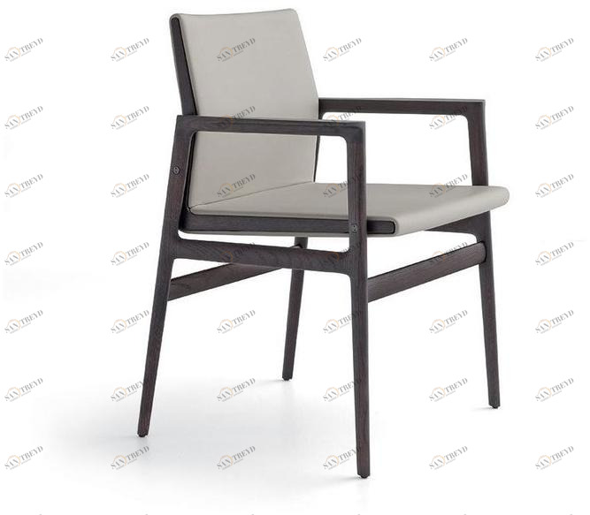 Poliform Мягкое кожаное кресло с подлокотниками Ipanema sun-id-1383248